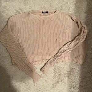 Pink Brandy Melville sweater.